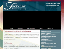 Tablet Screenshot of faceylaw.net